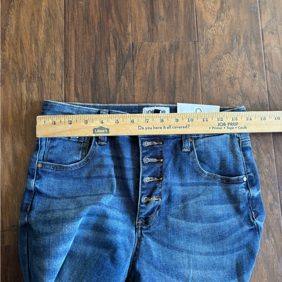 NWT Insane Gene Jeans Wide Leg Flare Raw Hem Size 28 Women’s jeans - Picture 10 of 13